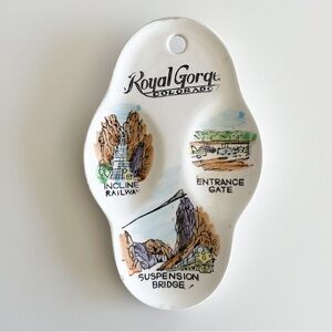 Vintage Royal Gorge Colorado Spoon Rest For Stove, Table Top, or Wall Hanging